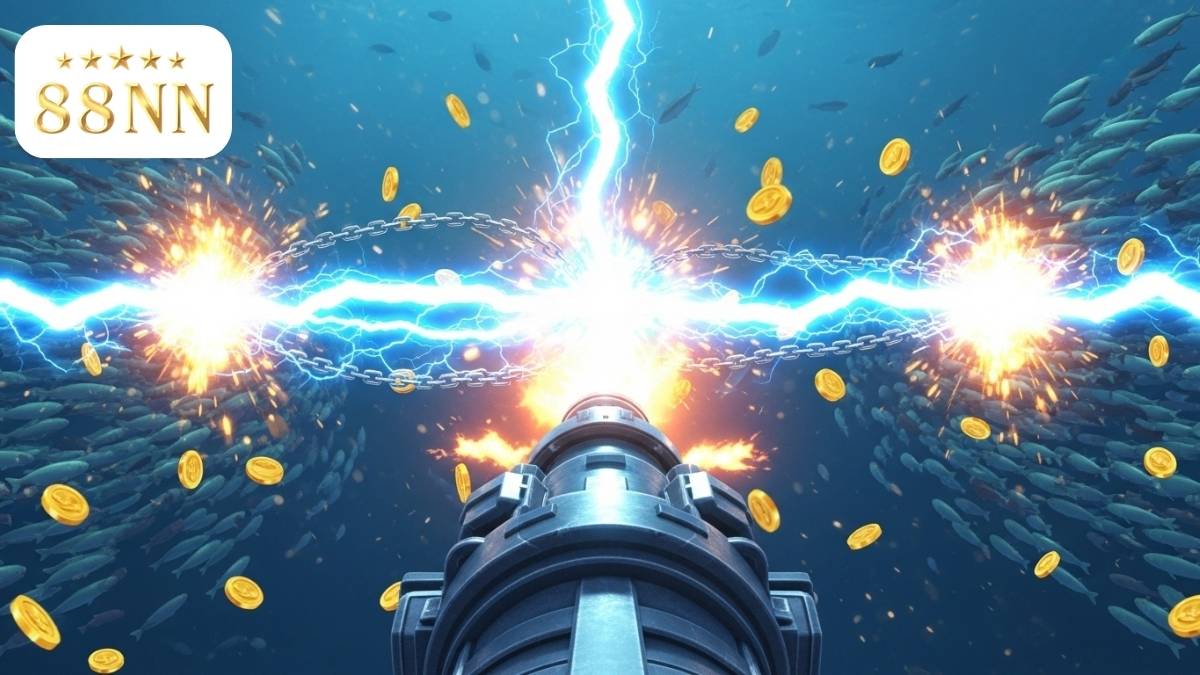 Kích hoạt Pháo Điện - tính năng đặc biệt giúp người chơi "dọn dẹp" màn hình và tối đa hóa lợi nhuận chỉ trong một phát bắn.