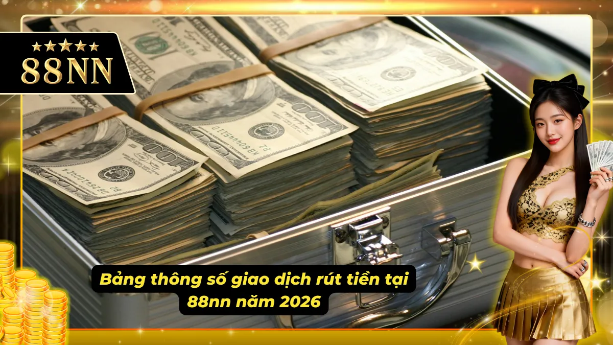 Bảng thông số giao dịch rút tiền của nhà cái mà cược thủ cần biết